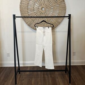 ZARA OYSTER FLARE TROUSERS